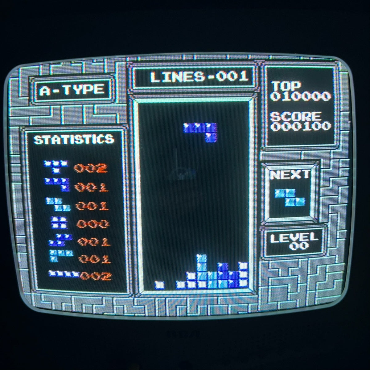 TETRIS / ATHLETIC WORLD / ICE HOCKEY NES Lot Authentic Nintendo Cleaned & Tested