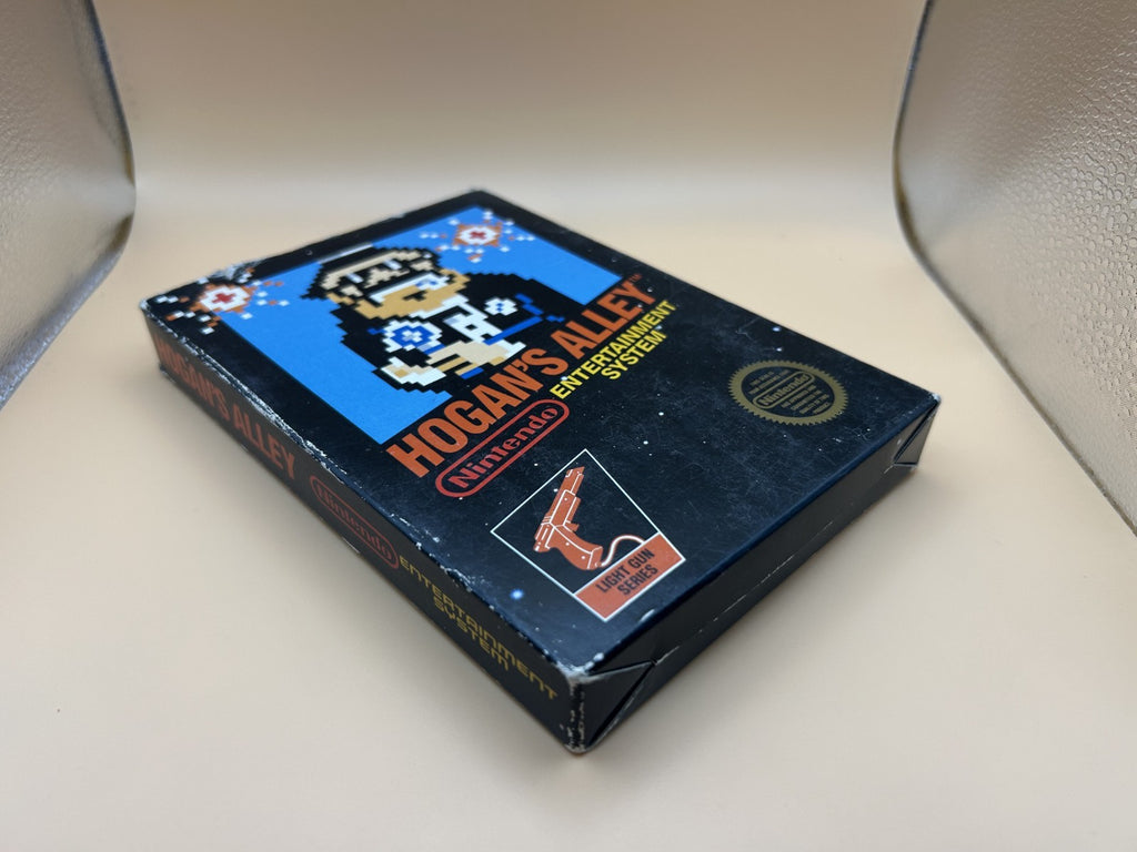 NES HOGAN'S ALLEY 5 Screw CIB Black Box Authentic Tested