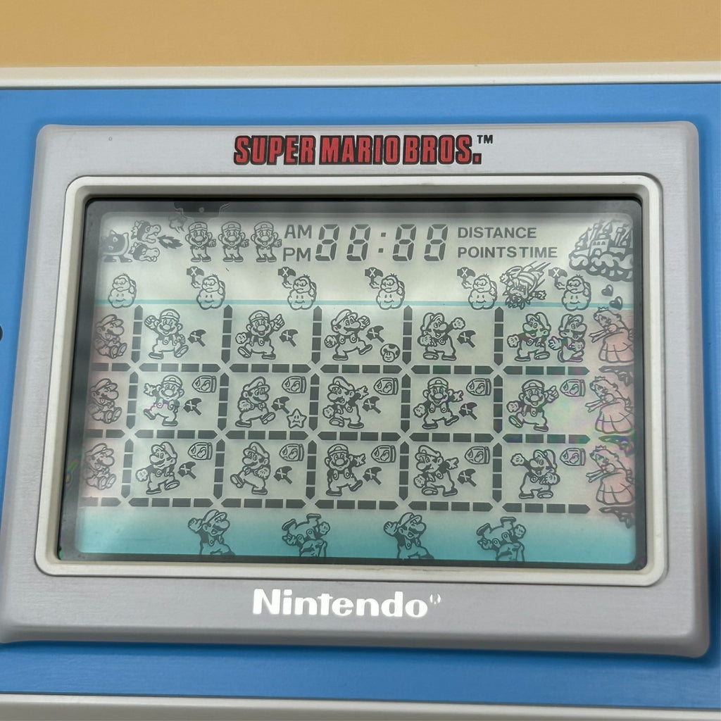 SUPER MARIO BROS. Nintendo Game & Watch YM-105 New Wide Series w/ Box NMIB 1988