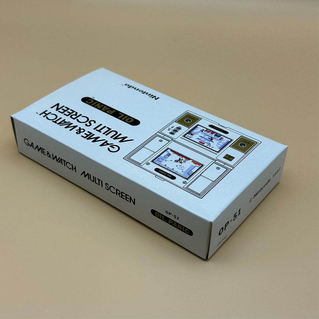 Nintendo Game & Watch OIL PANIC OP-51 1982 New Old Stock