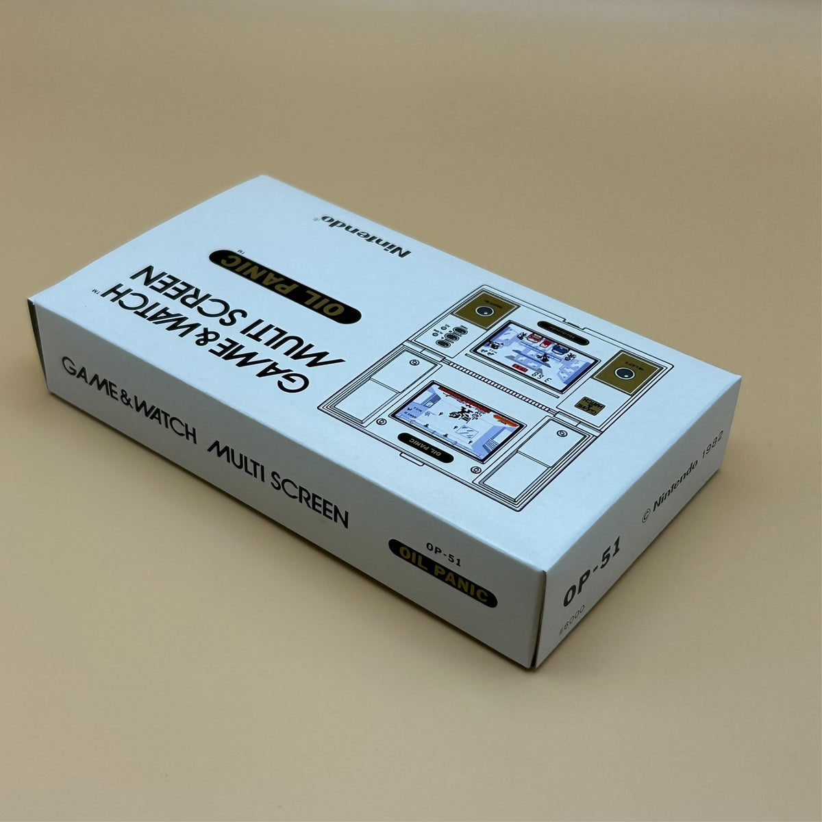 Nintendo Game & Watch OIL PANIC OP-51 1982 New Old Stock