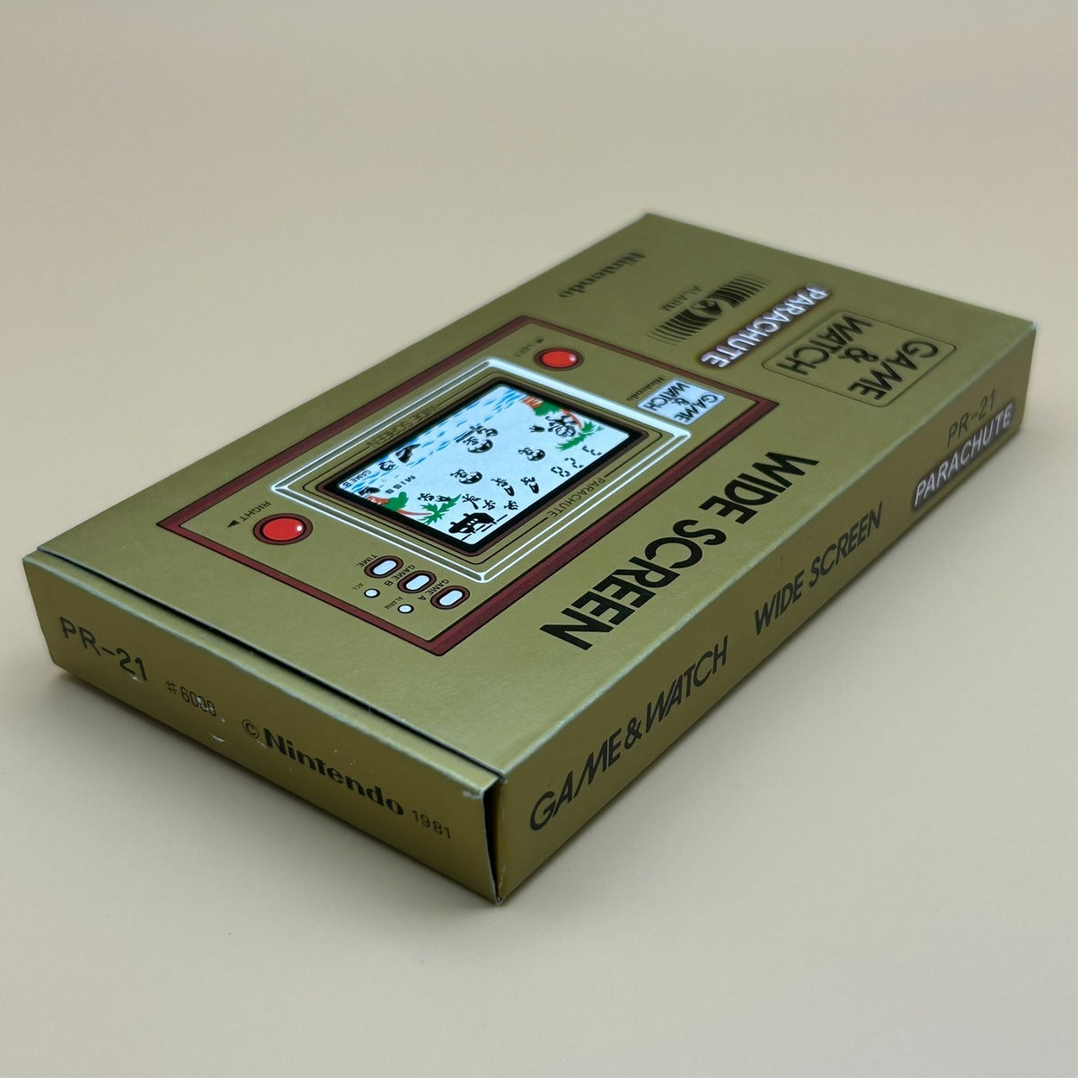 PARACHUTE Nintendo Game & Watch Wide Screen PR-21 1981 New Old Stock NOS