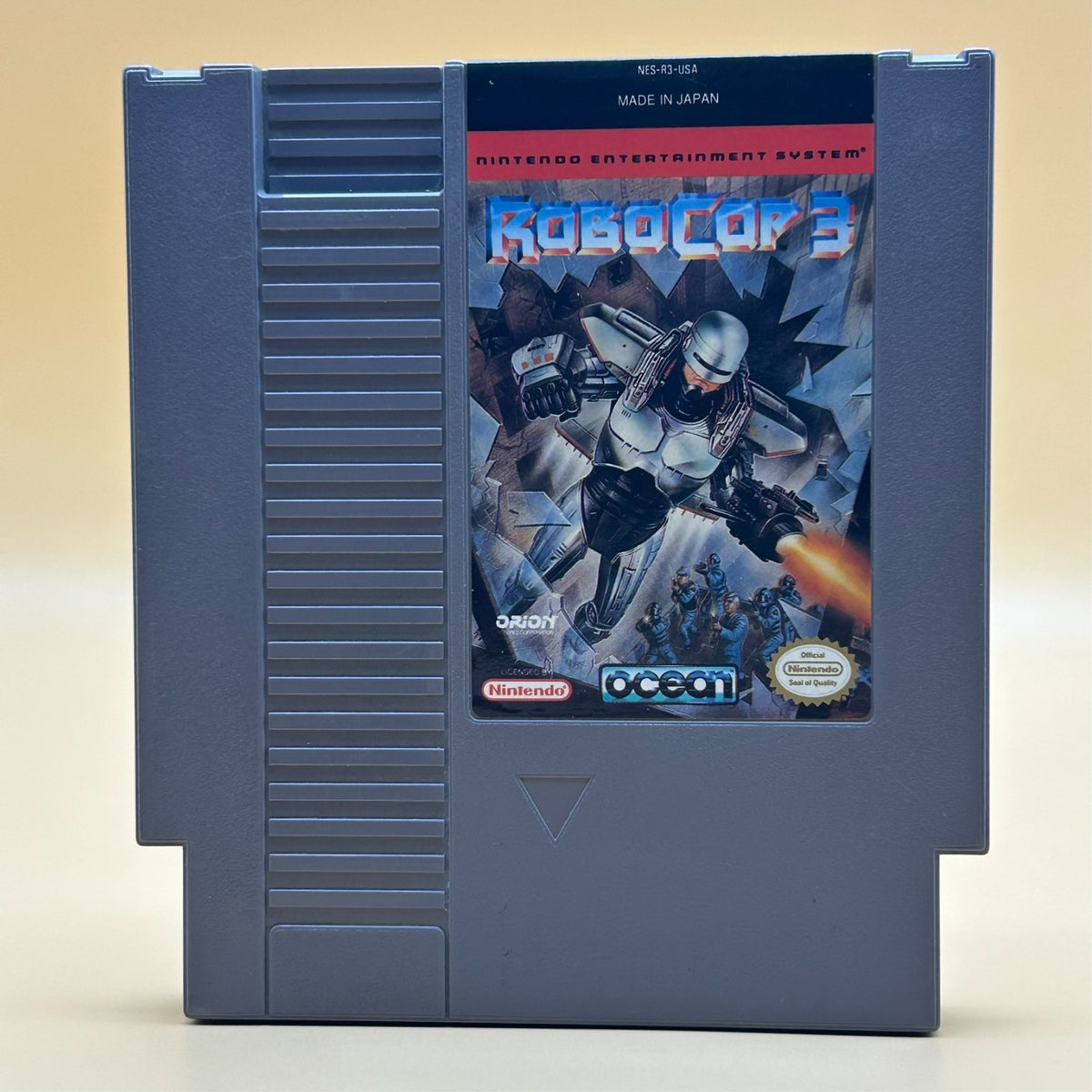 Nintendo NES Game ROBOCOP 3 Authentic Cart Cleaned & Tested