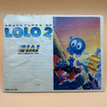 ADVENTURES OF LOLO 2 NES Instruction Manual Only