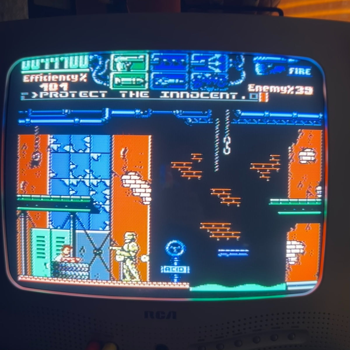 Nintendo NES Game ROBOCOP 3 Authentic Cart Cleaned & Tested