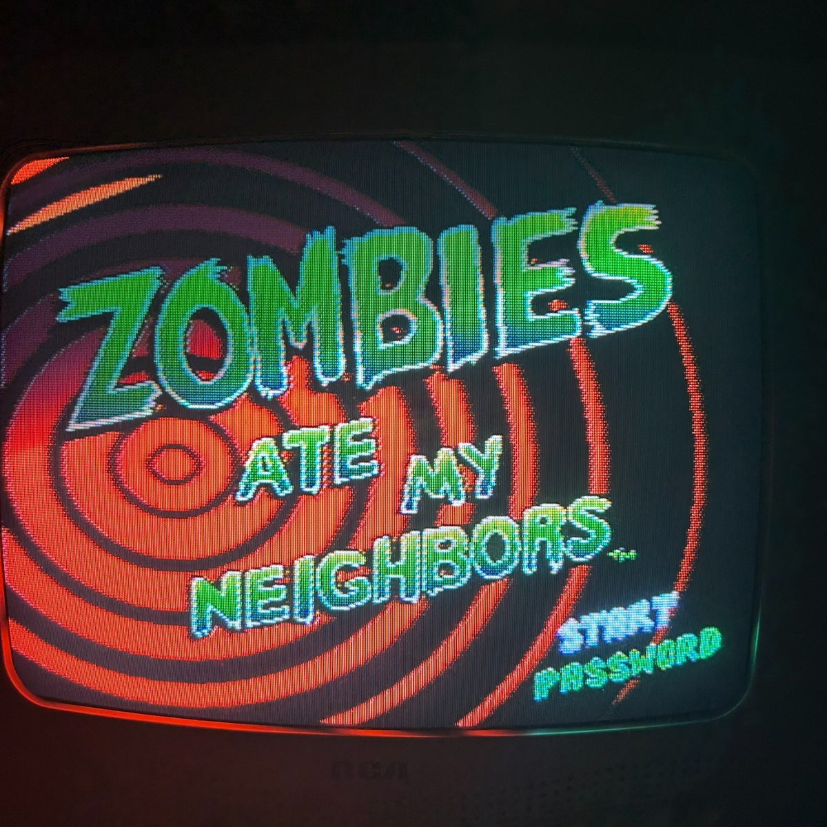 SNES ZOMBIES ATE MY NEIGHBORS Authentic Super Nintendo Game Cart Cleaned Tested