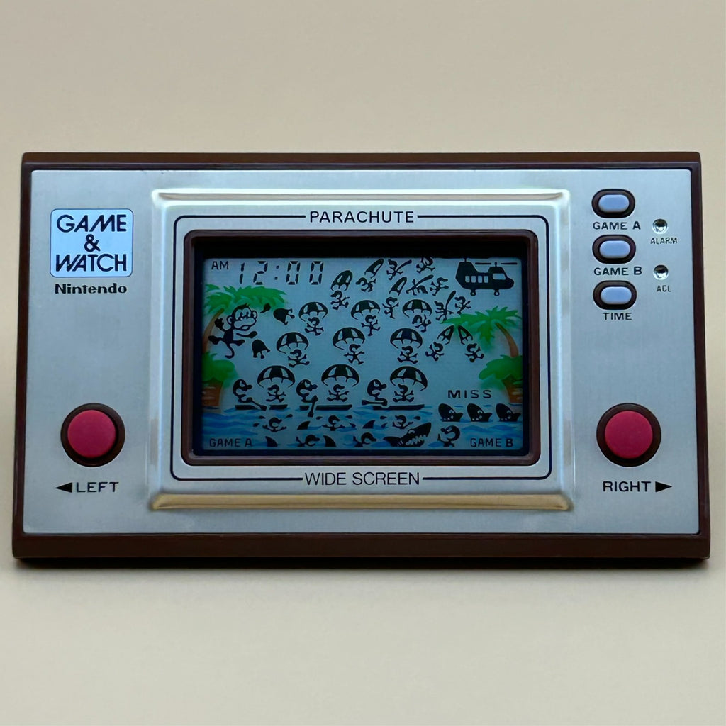 PARACHUTE Nintendo Game & Watch Wide Screen PR-21 1981 New Old Stock NOS