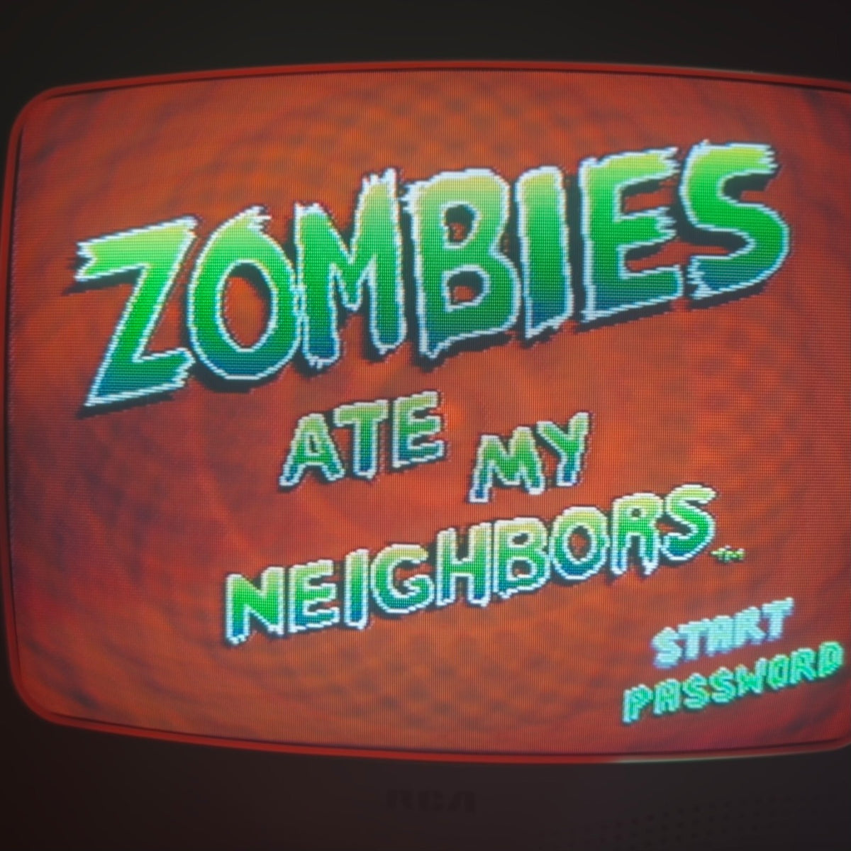 SNES ZOMBIES ATE MY NEIGHBORS Authentic Super Nintendo Game Cart Cleaned Tested