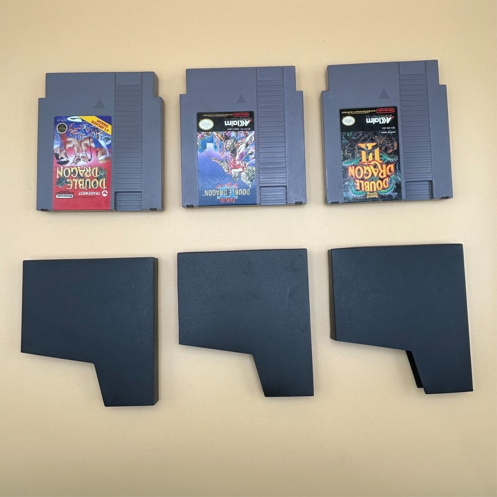 DOUBLE DRAGON I II III 1 2 3 Trilogy NES Lot Authentic Nintendo Cleaned & Tested