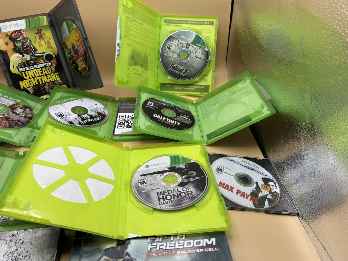 Xbox 360 Game Lot 10 Bundle Fallout 3 Red Dead Redemption Call of Duty
