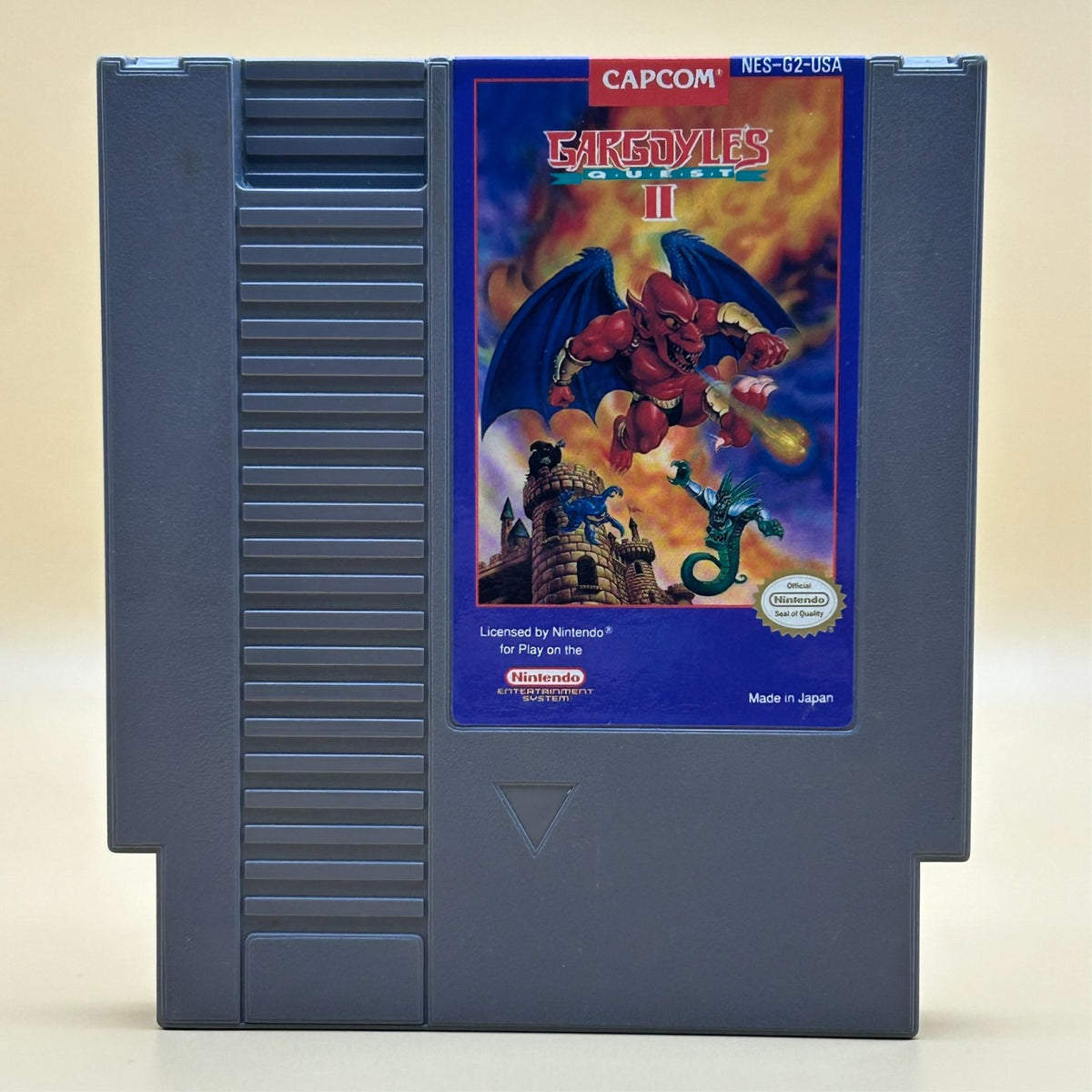 GARGOYLE'S QUEST II 2 NES Authentic Nintendo Game Cart Cleaned & Tested