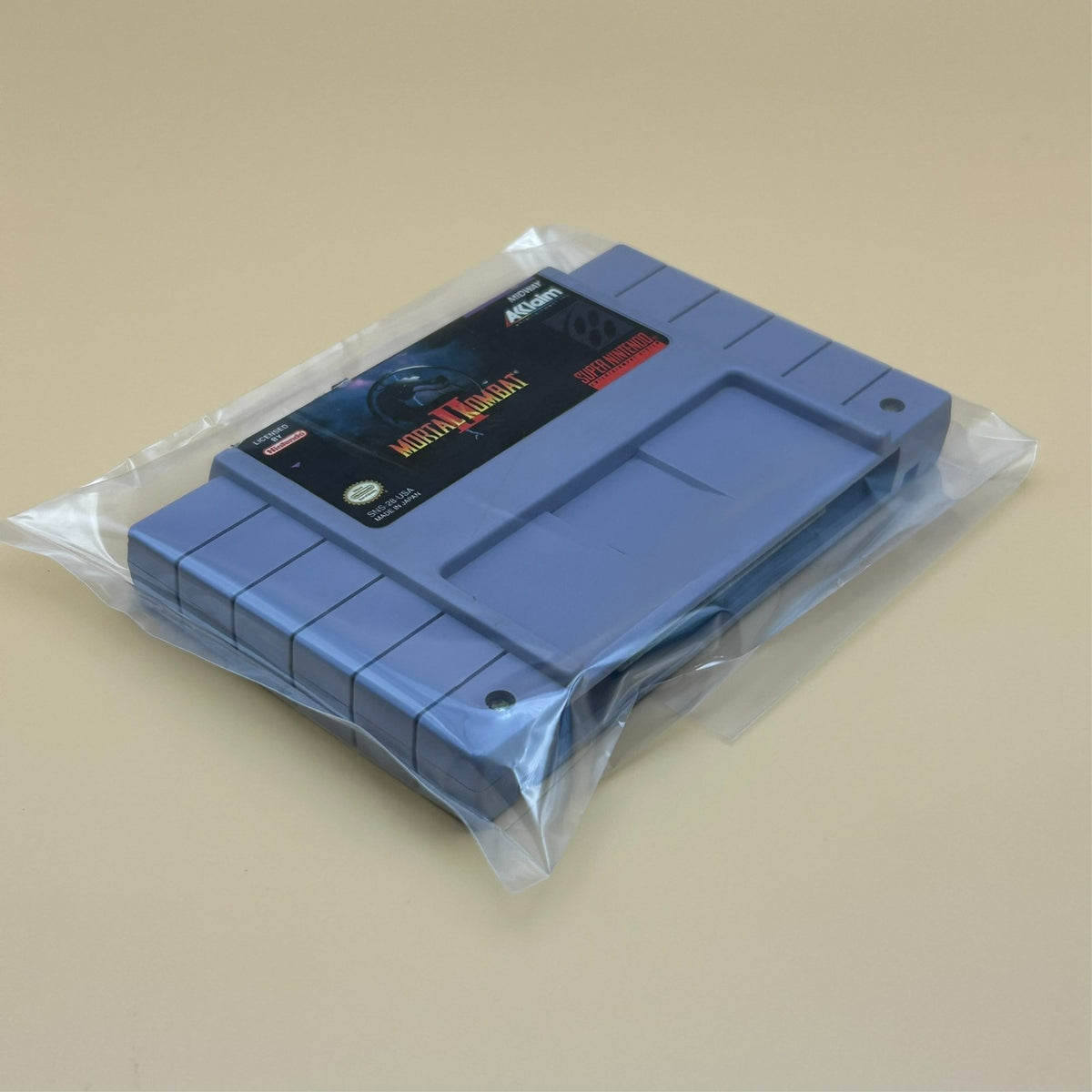 SNES MORTAL KOMBAT II Authentic Super Nintendo Game Cart Cleaned Tested