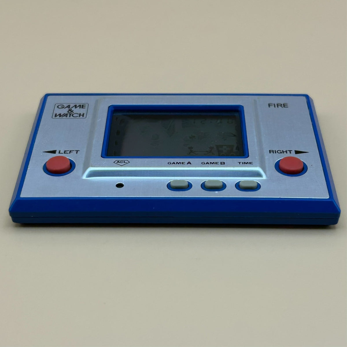 FIRE Nintendo Game & Watch RC-04 Silver Series 1980 Vintage Japan