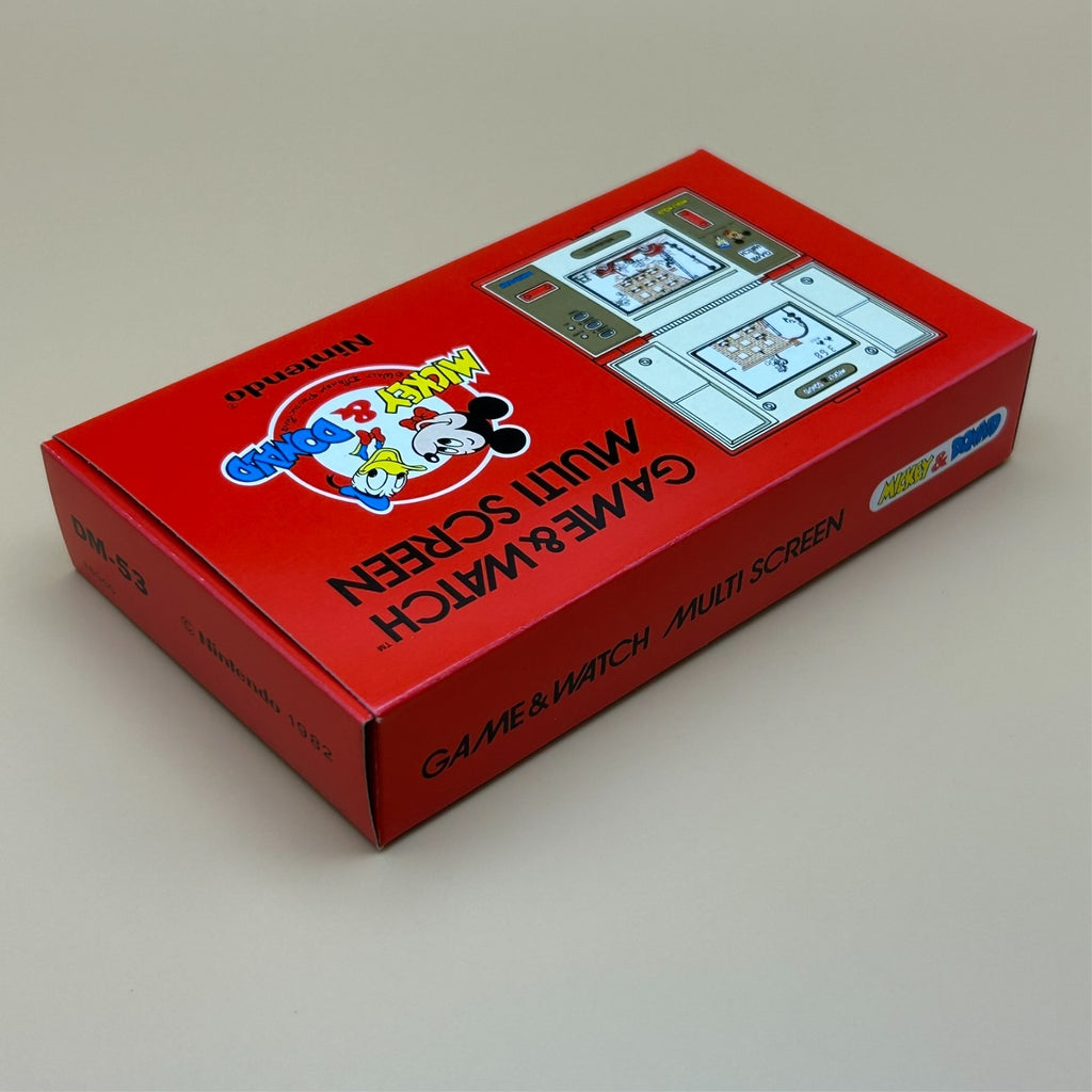 Nintendo Game & Watch MICKEY & DONALD DM-53 Multi Screen 1982 New Old Stock