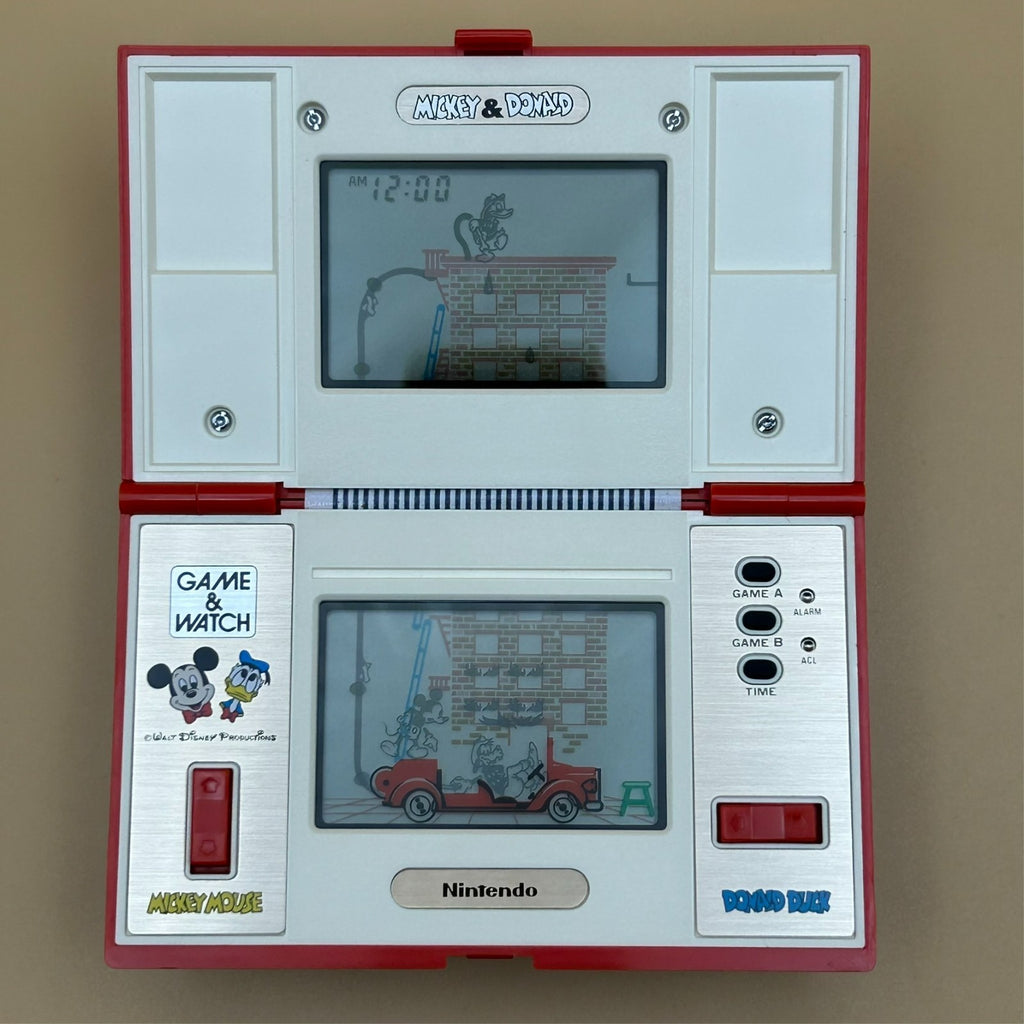 Nintendo Game & Watch MICKEY & DONALD DM-53 Multi Screen 1982 New Old Stock