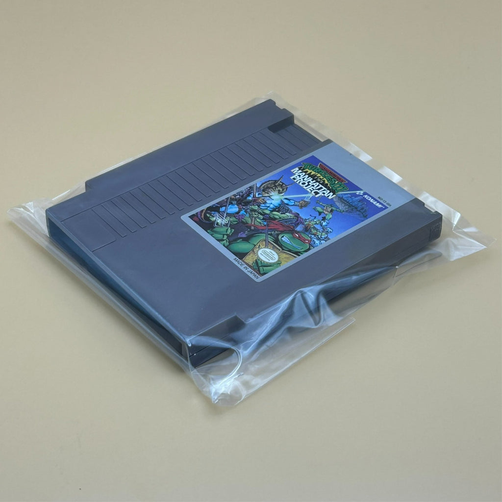 TMNT TURTLES III MANHATTAN PROJECT NES Authentic Nintendo Cart Cleaned & Tested