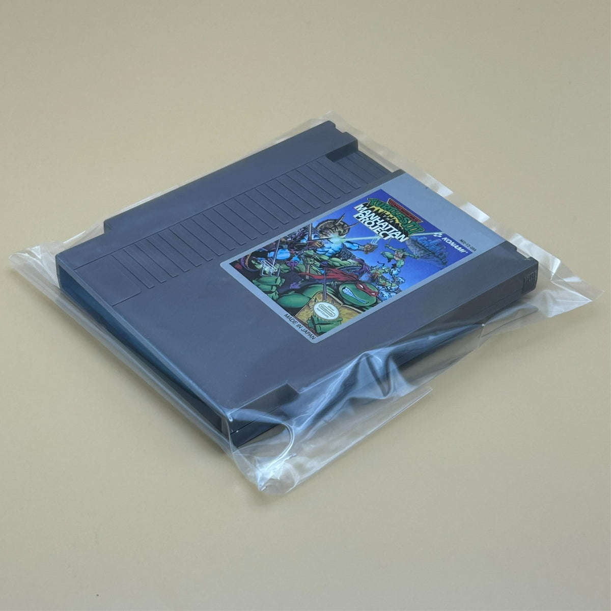 TMNT TURTLES III MANHATTAN PROJECT NES Authentic Nintendo Cart Cleaned & Tested