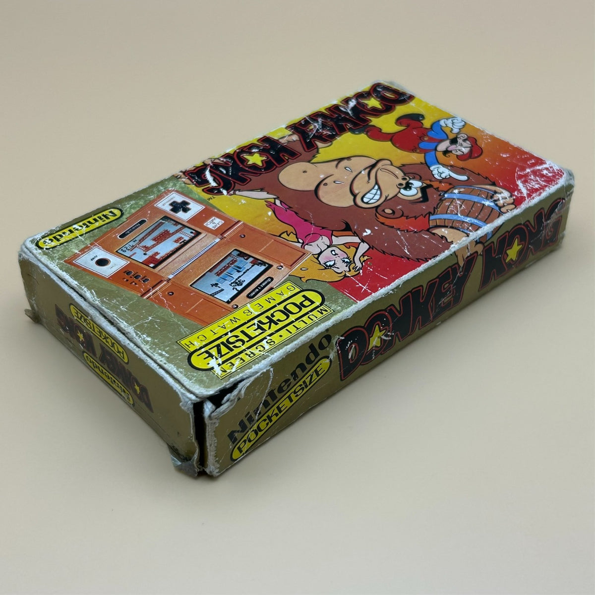 POCKETSIZE DONKEY KONG Nintendo Game & Watch DK-52 2nd Ed Rare "Sunset" Variant