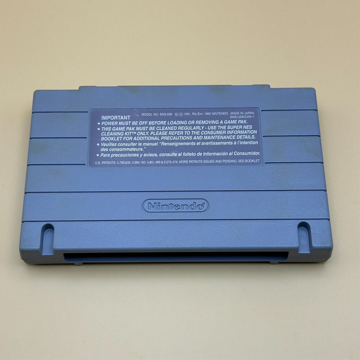 SNES CONGO'S CAPER Authentic Super Nintendo Game Cart Cleaned & Tested