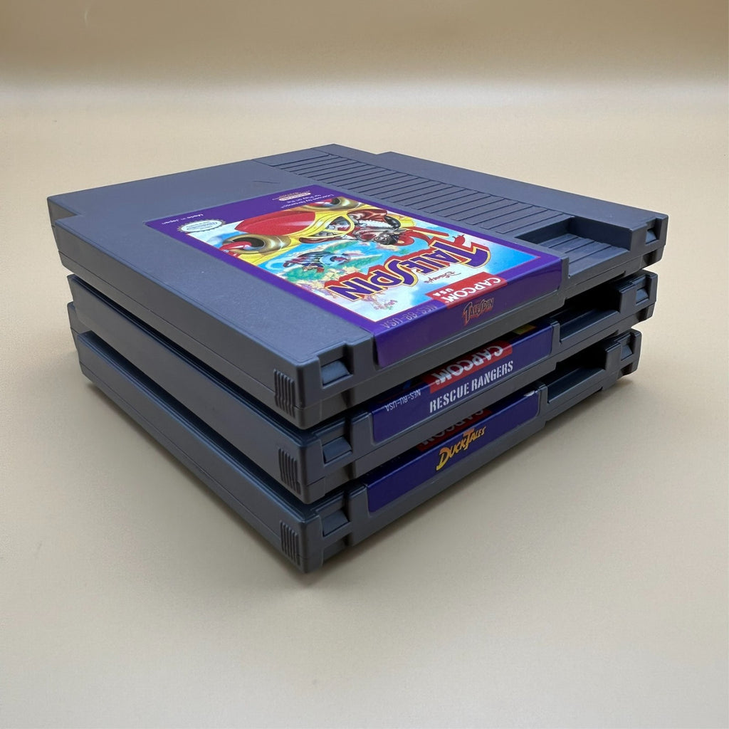 DISNEY'S DUCK TALES / TALESPIN / RESCUE RANGERS NES Authentic Nintendo Tested