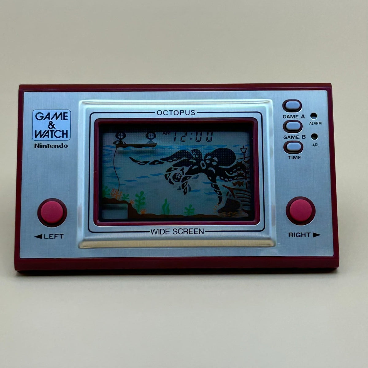 Nintendo Game & Watch OCTOPUS OC-22 1981 Vintage Japan NEW