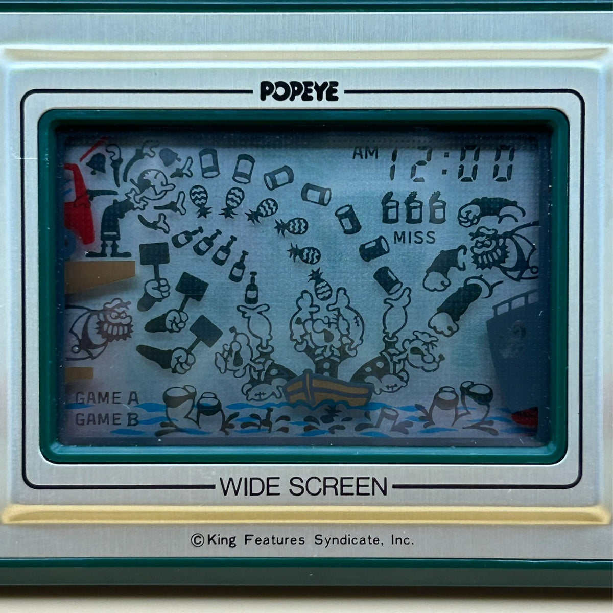 Nintendo Game & Watch POPEYE PP-23 1981 w/ Box Vintage Japan