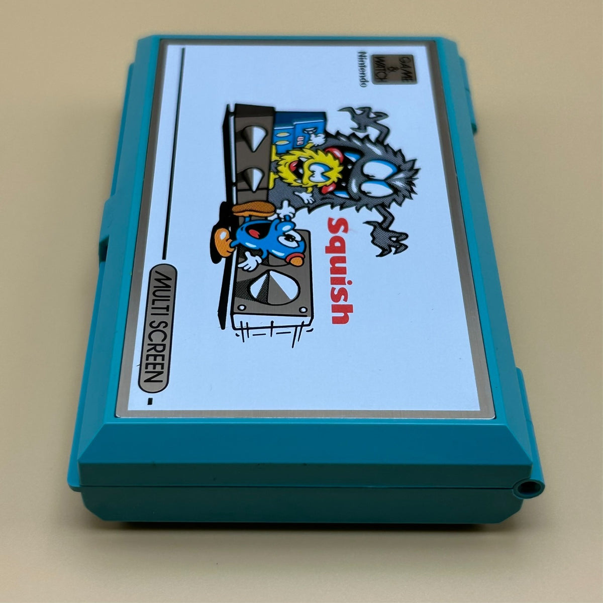 Nintendo Game & Watch SQUISH MG-61 1986 Near Mint