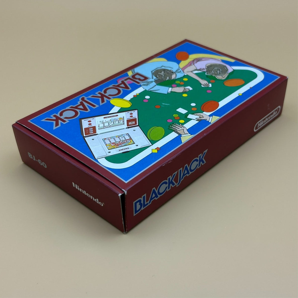 BLACK JACK Nintendo Game & Watch BJ-60 Multi Screen 1985 Mint In Box