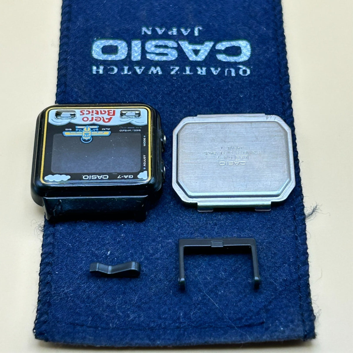 Casio Game Watch GA-7 AERO BATICS Shell and Parts Only Vintage Japan 1987
