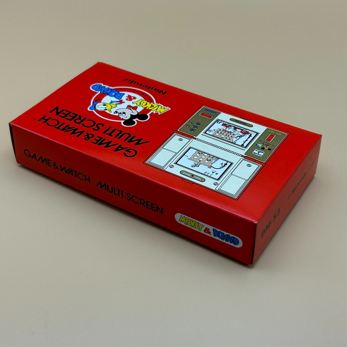 Nintendo Game & Watch MICKEY & DONALD DM-53 Multi Screen 1982 New Old Stock