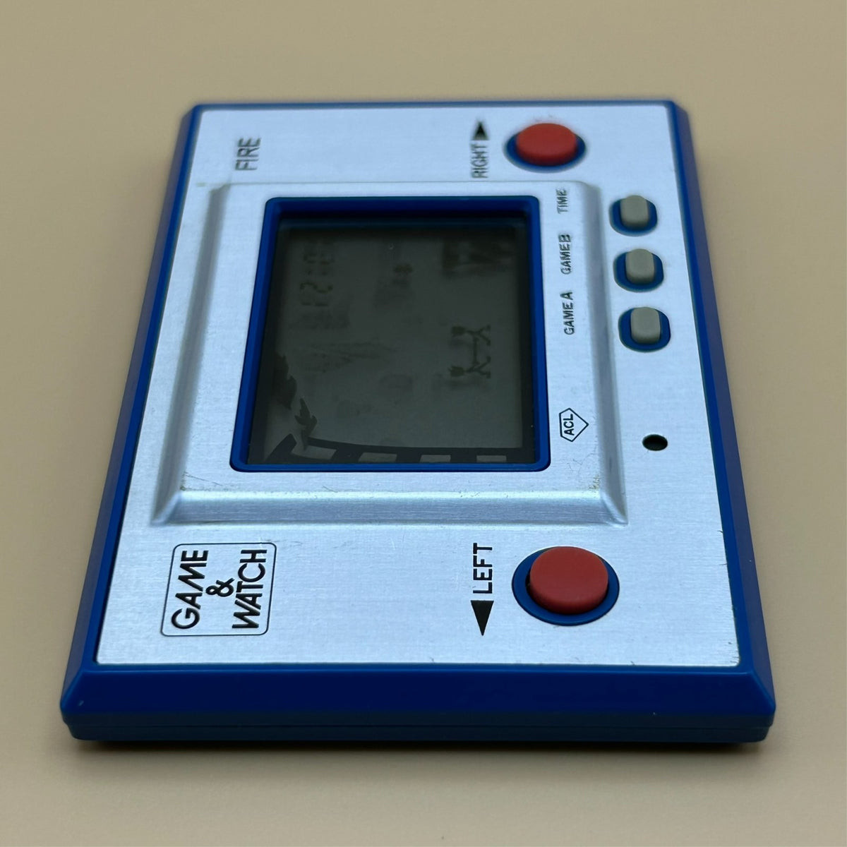 FIRE Nintendo Game & Watch RC-04 Silver Series 1980 Vintage Japan
