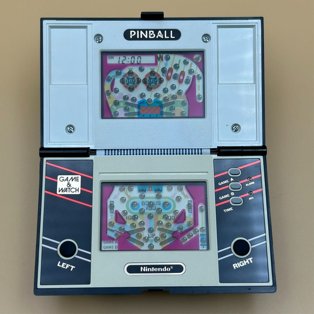 POCKETSIZE PINBALL Nintendo Game & Watch  PB-59 1983 Near Mint In Box