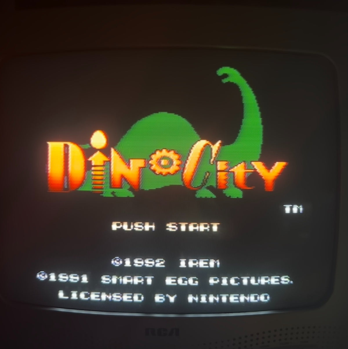 SNES DINO CITY DINOCITY Authentic Super Nintendo Game Cart Tested