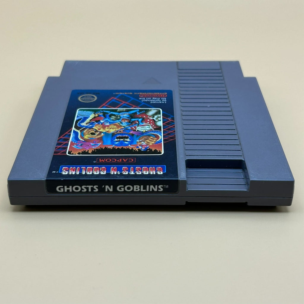 GHOSTS N GOBLINS NES Authentic Nintendo Cart Cleaned & Tested