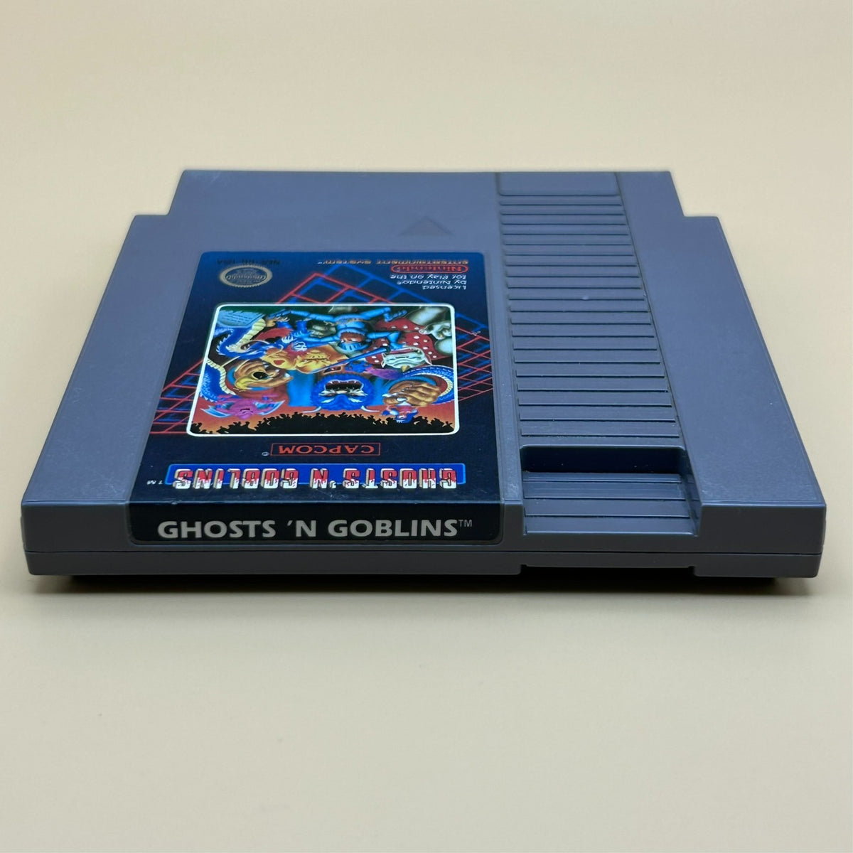 GHOSTS N GOBLINS NES Authentic Nintendo Cart Cleaned & Tested