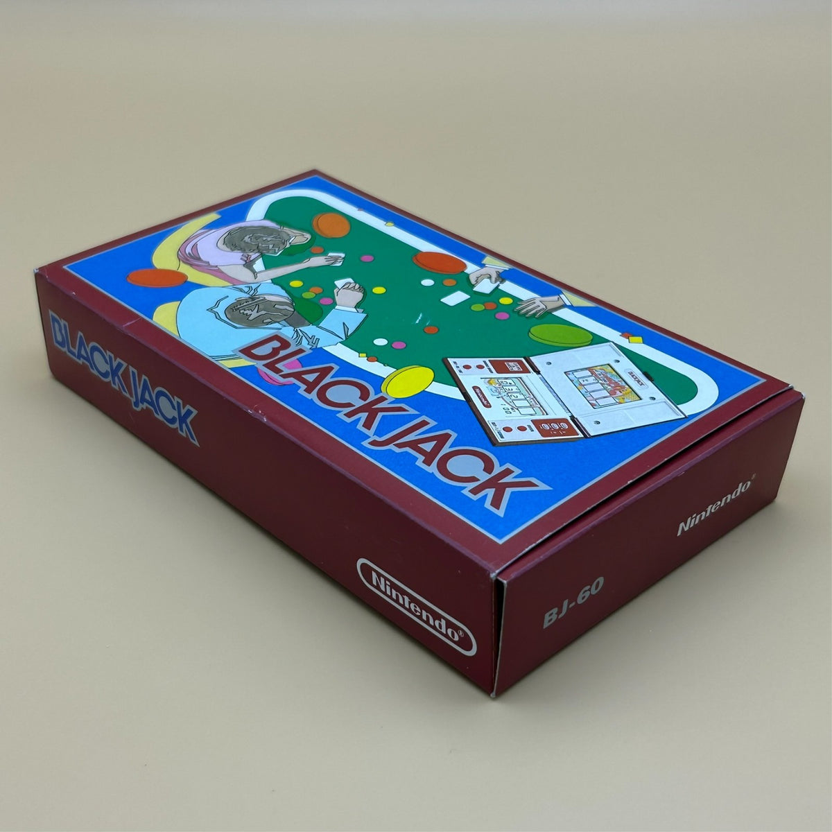 BLACK JACK Nintendo Game & Watch BJ-60 Multi Screen 1985 Mint In Box