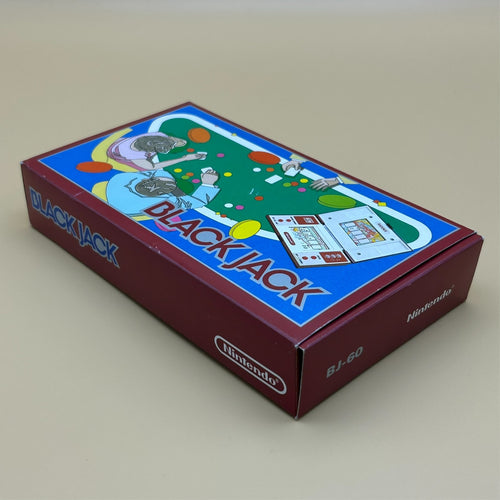 BLACK JACK Nintendo Game & Watch BJ-60 Multi Screen 1985 Mint In Box