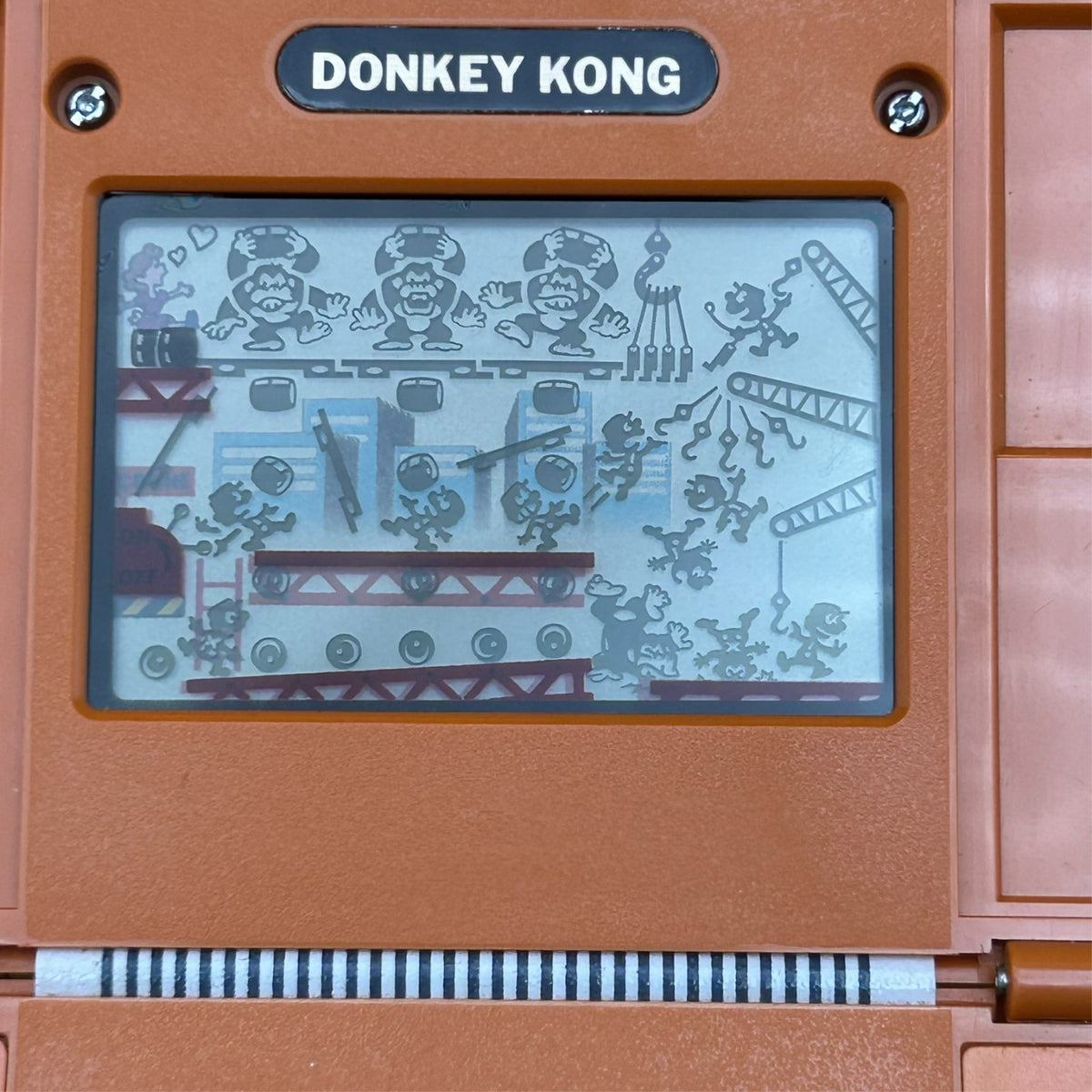 POCKETSIZE DONKEY KONG Nintendo Game & Watch DK-52 2nd Ed Rare "Sunset" Variant