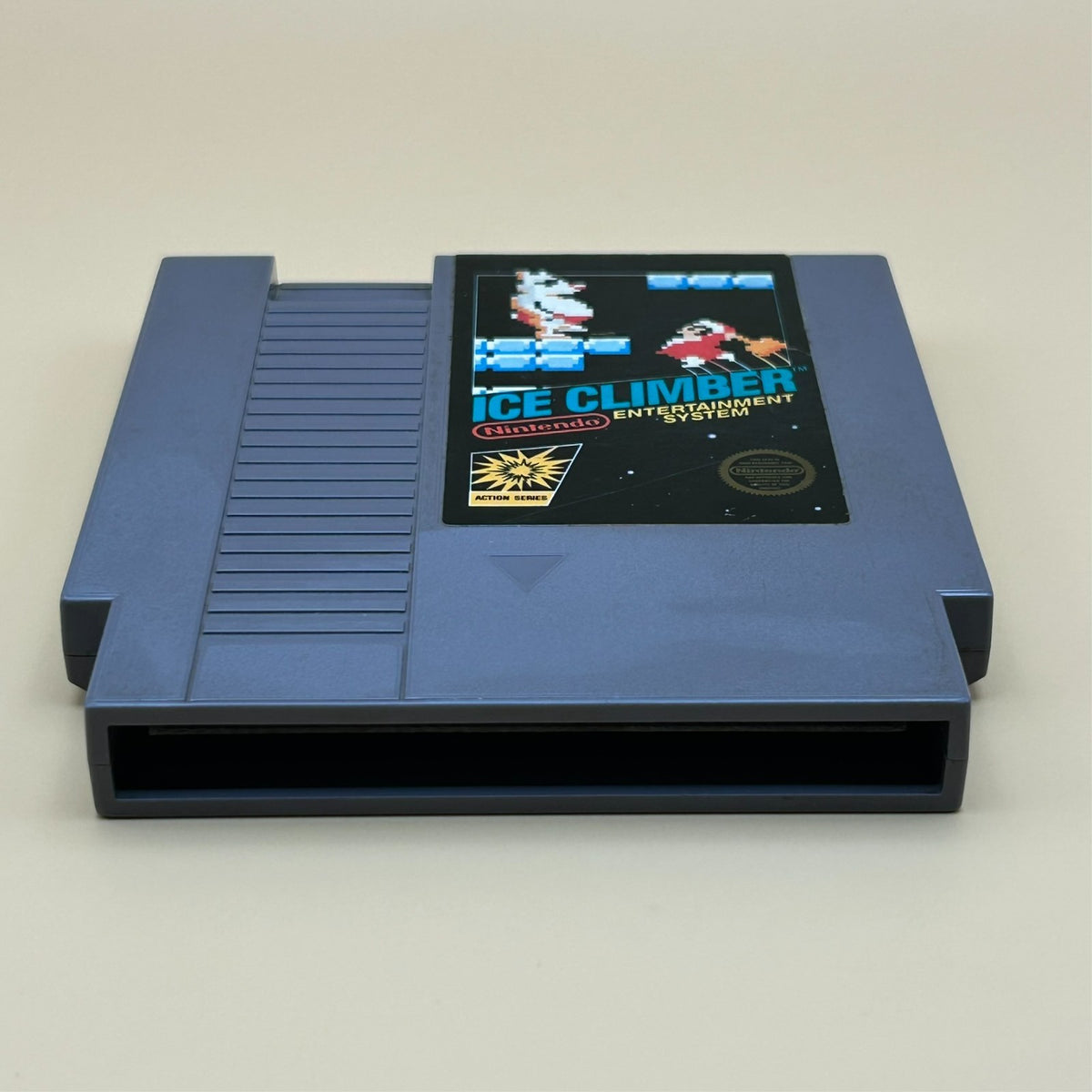 Nintendo NES Game Cart ICE CLIMBER Authentic Vintage Cleaned & Tested