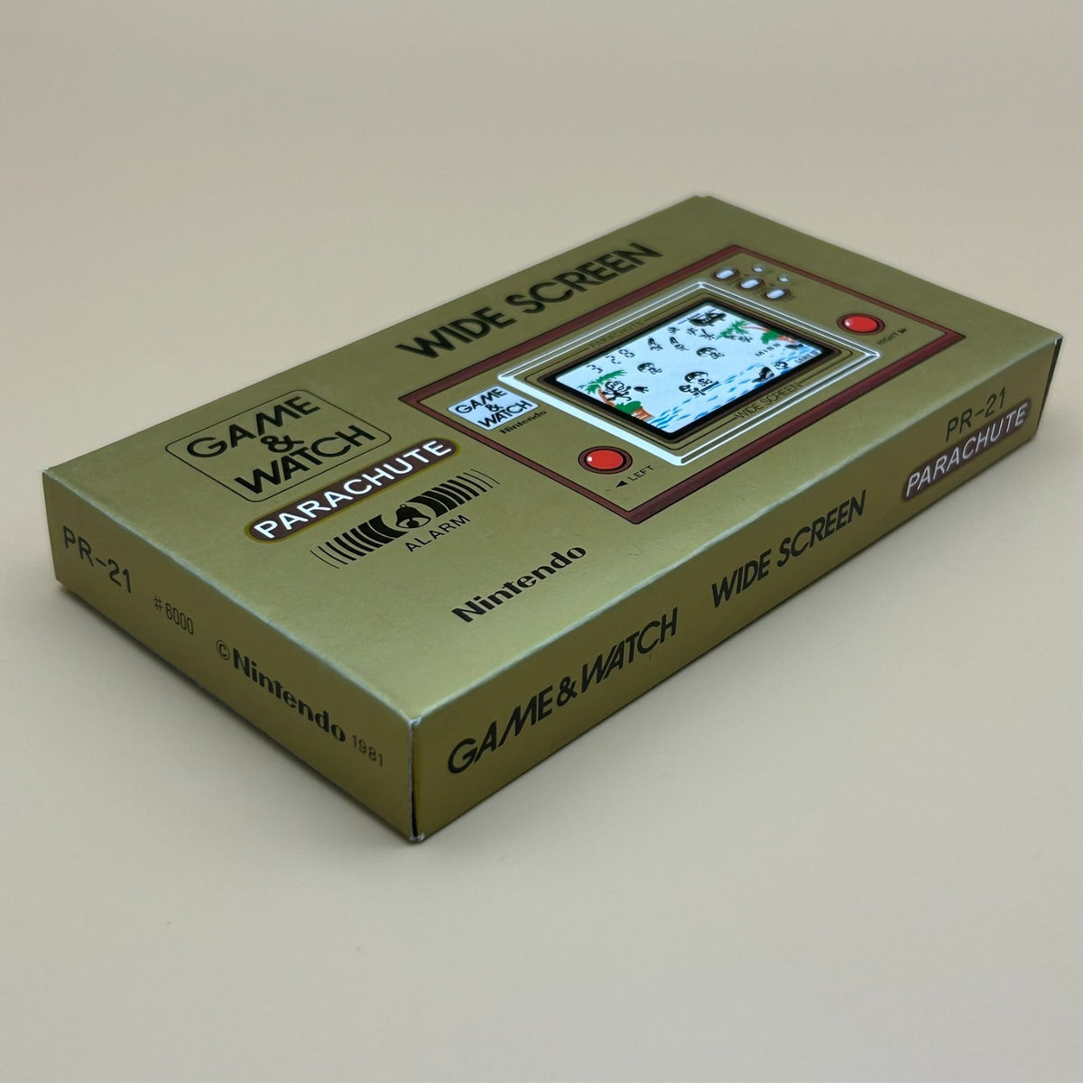 PARACHUTE Nintendo Game & Watch Wide Screen PR-21 1981 New Old Stock NOS