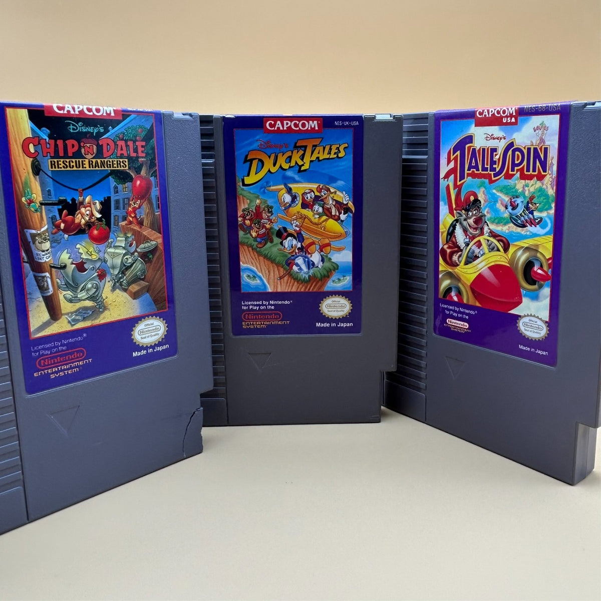 DISNEY'S DUCK TALES / TALESPIN / RESCUE RANGERS NES Authentic Nintendo Tested