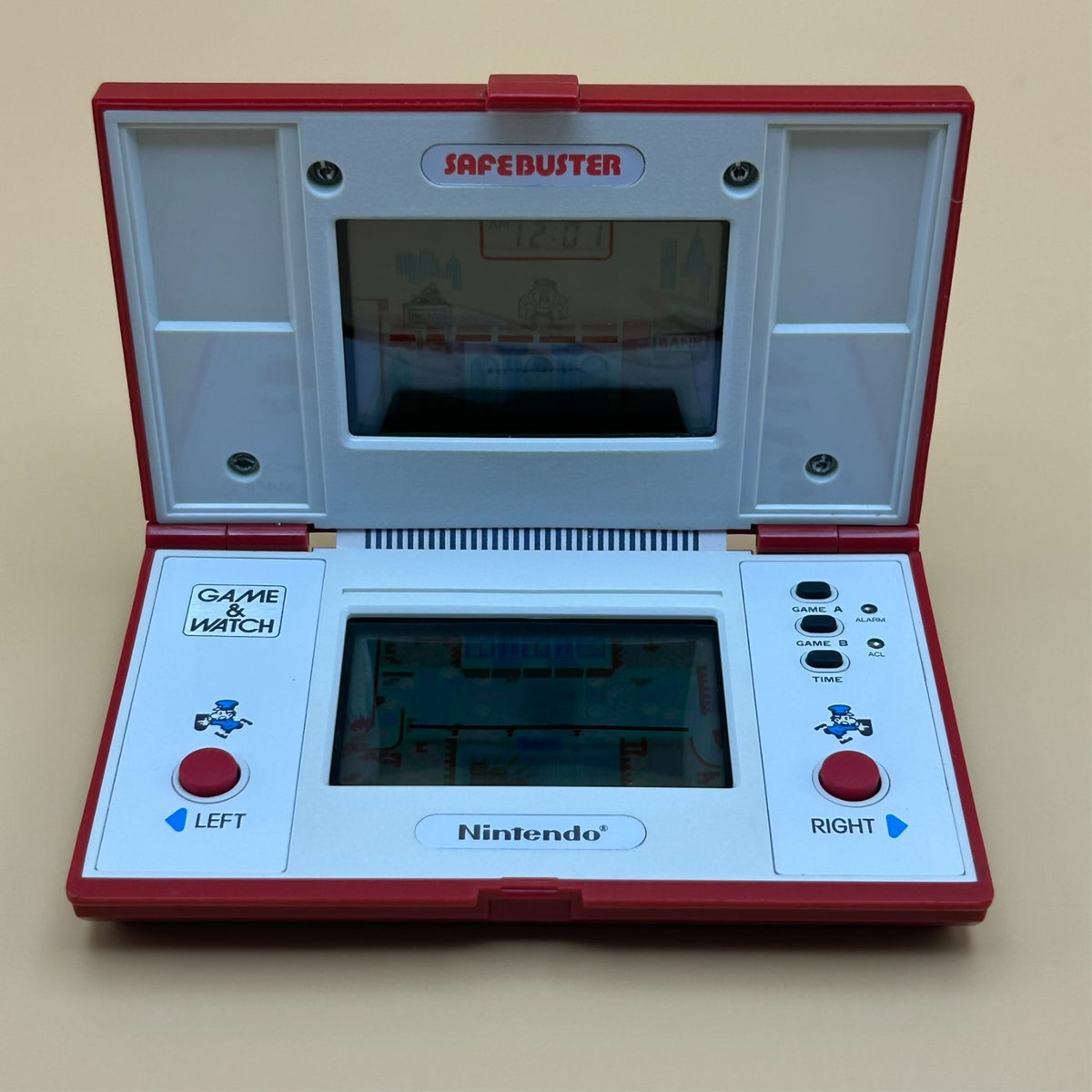 SAFE BUSTER Nintendo Game & Watch Safebuster JB-63 1988 Vintage Japan