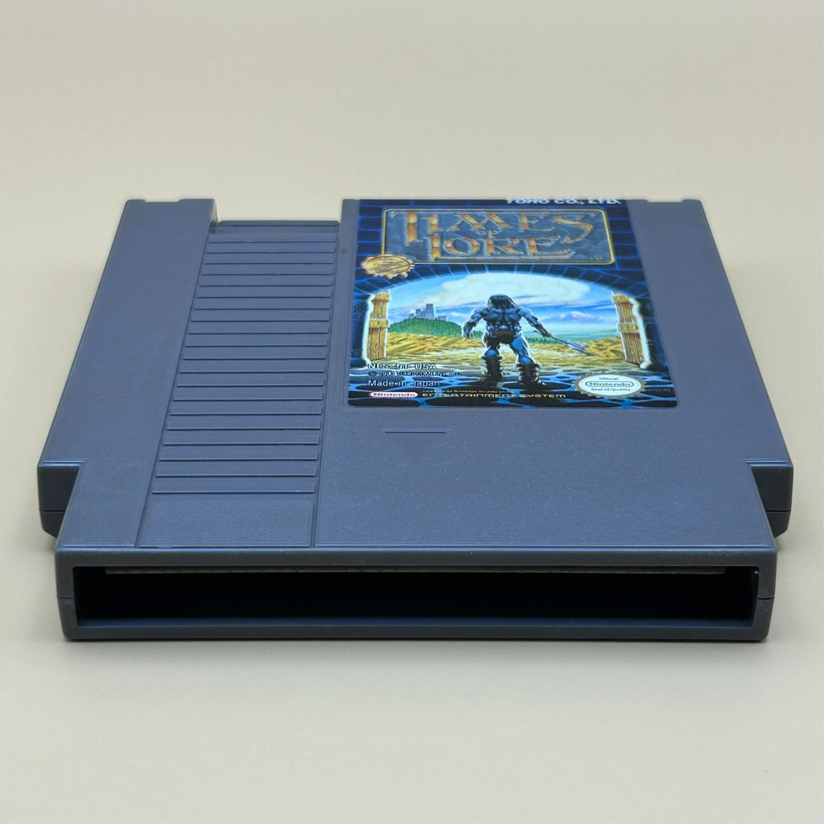 Nintendo NES Game Cart TIMES OF LORE Authentic Vintage Cleaned & Tested