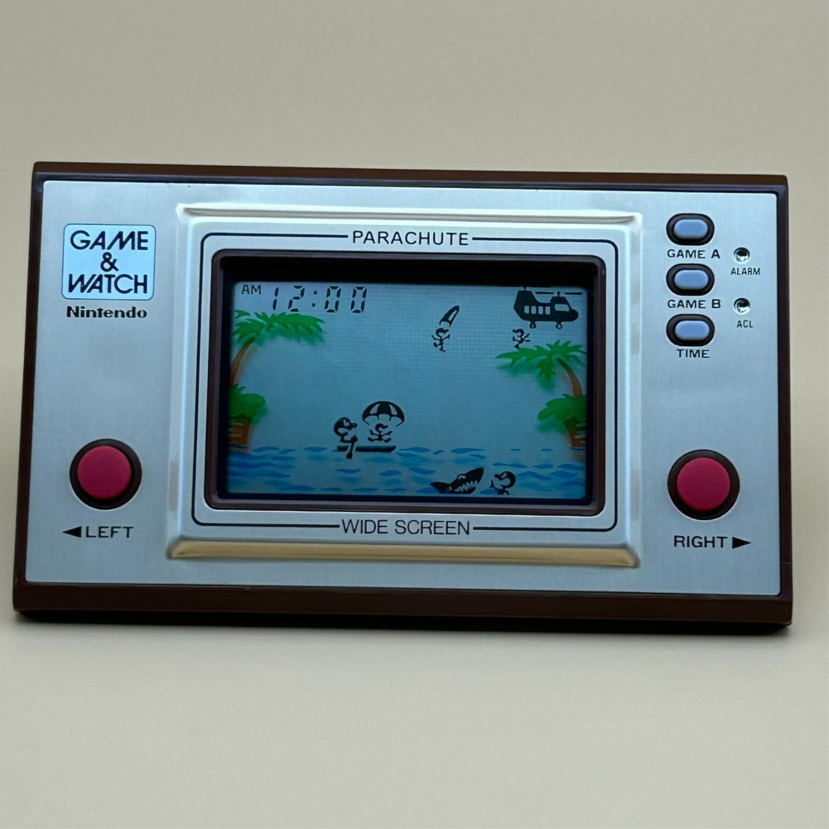 PARACHUTE Nintendo Game & Watch Wide Screen PR-21 1981 New Old Stock NOS