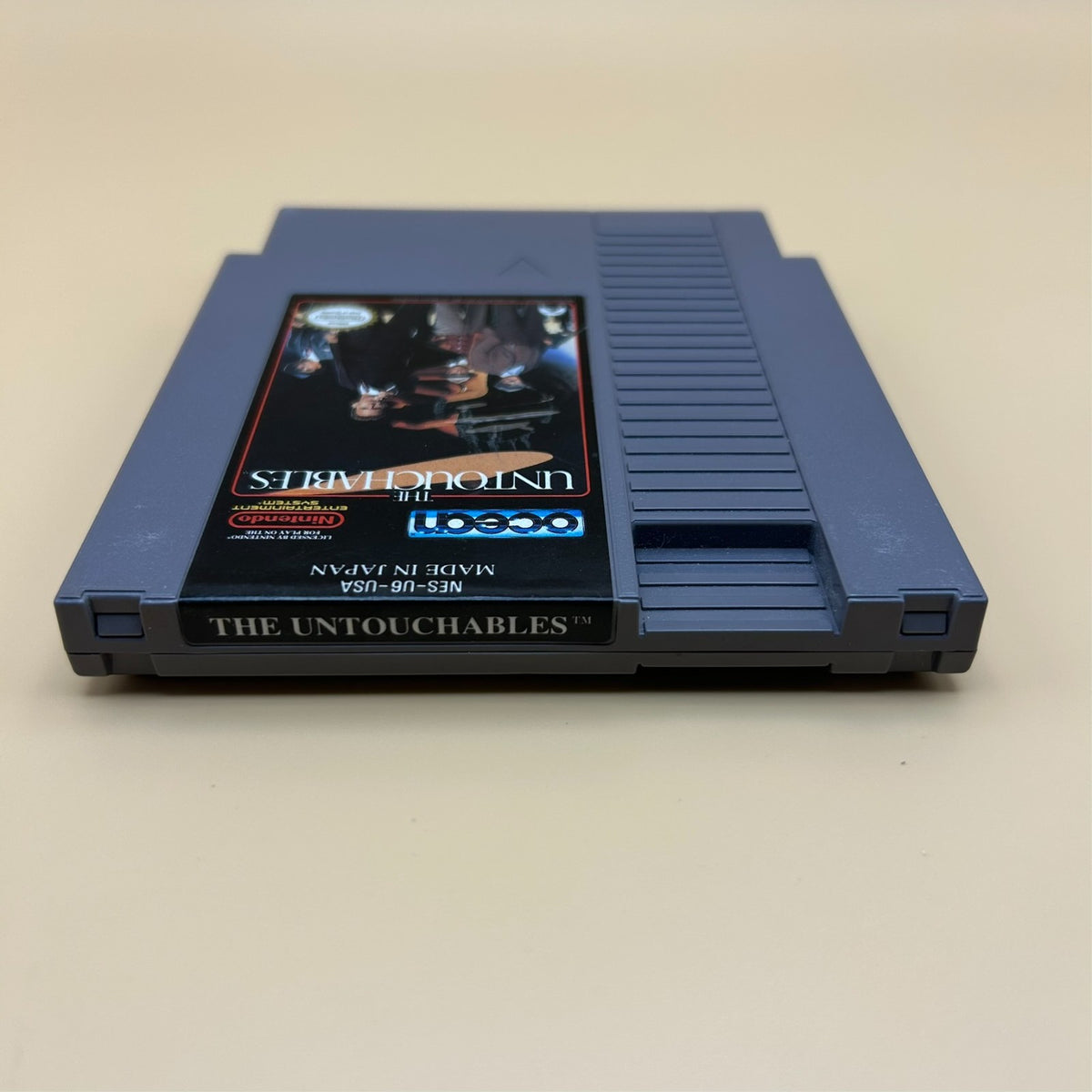 Nintendo NES Game THE UNTOUCHABLES  Authentic Vintage Tested
