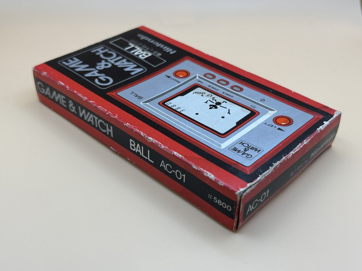 Nintendo Game & Watch 2nd Ed BALL AC-01 Silver Series 1980 With Box