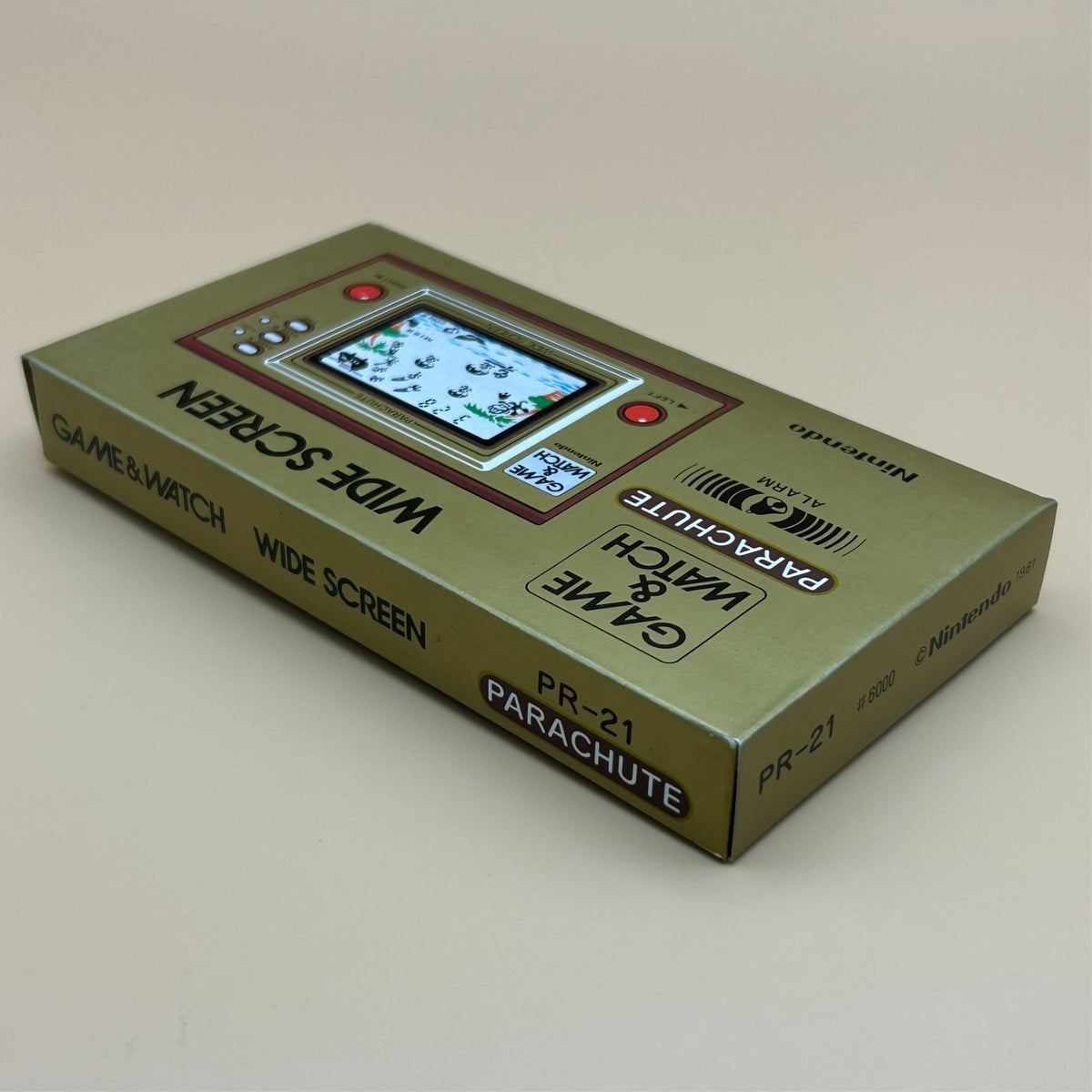 PARACHUTE Nintendo Game & Watch Wide Screen PR-21 1981 New Old Stock NOS