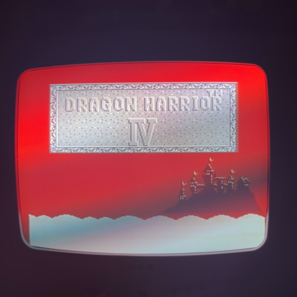 Nintendo NES Game DRAGON WARRIOR IV 4 Authentic Cart Cleaned & Tested