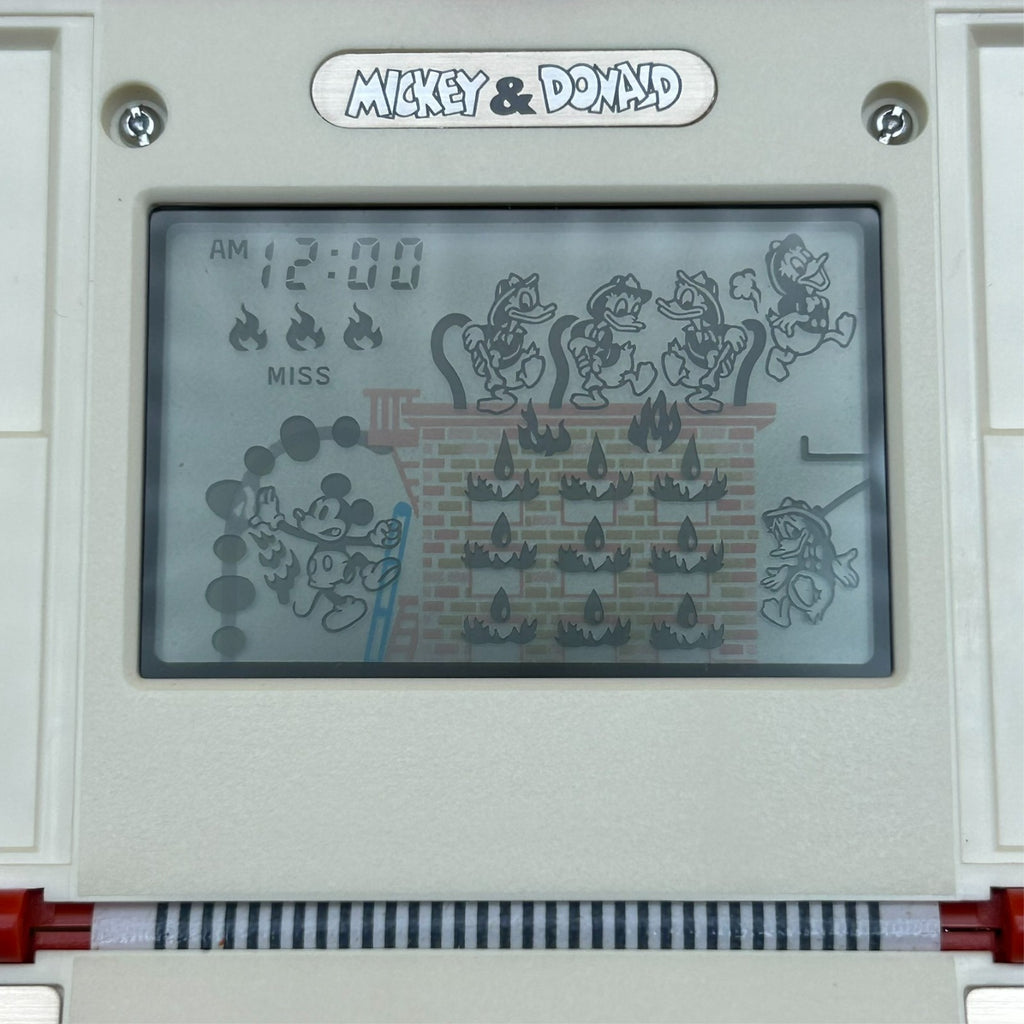 Nintendo Game & Watch MICKEY & DONALD DM-53 Multi Screen 1982 New Old Stock