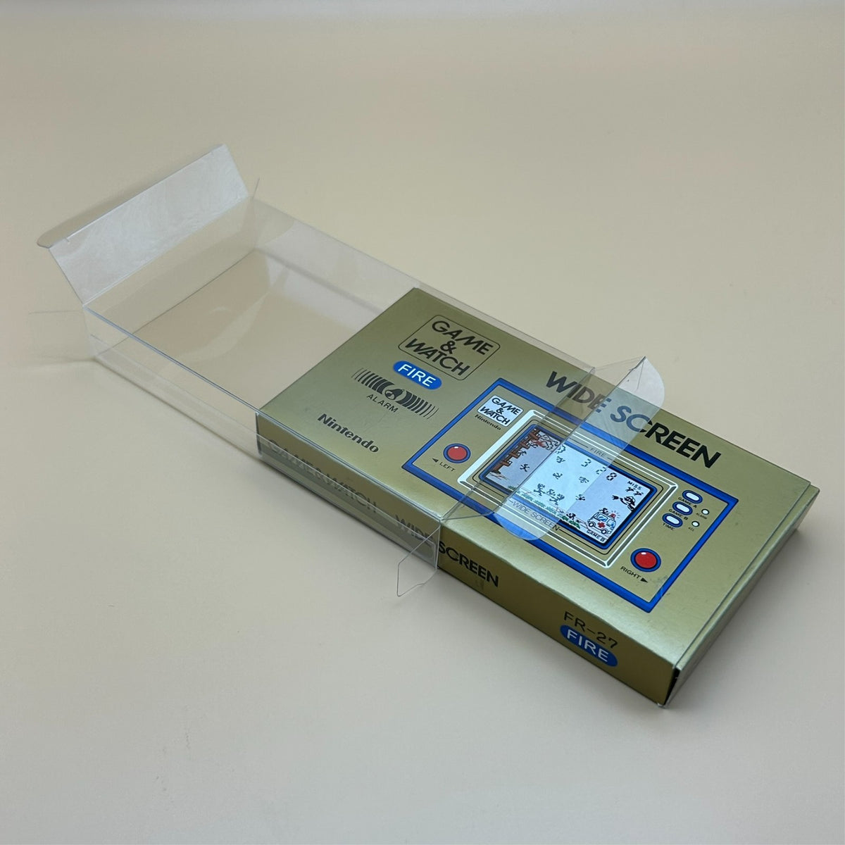 FIRE Nintendo Game & Watch Wide Screen FR-27 1981 New Old Stock NOS